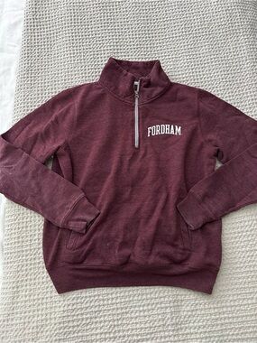 Fordham University Maroon Quarter Zip